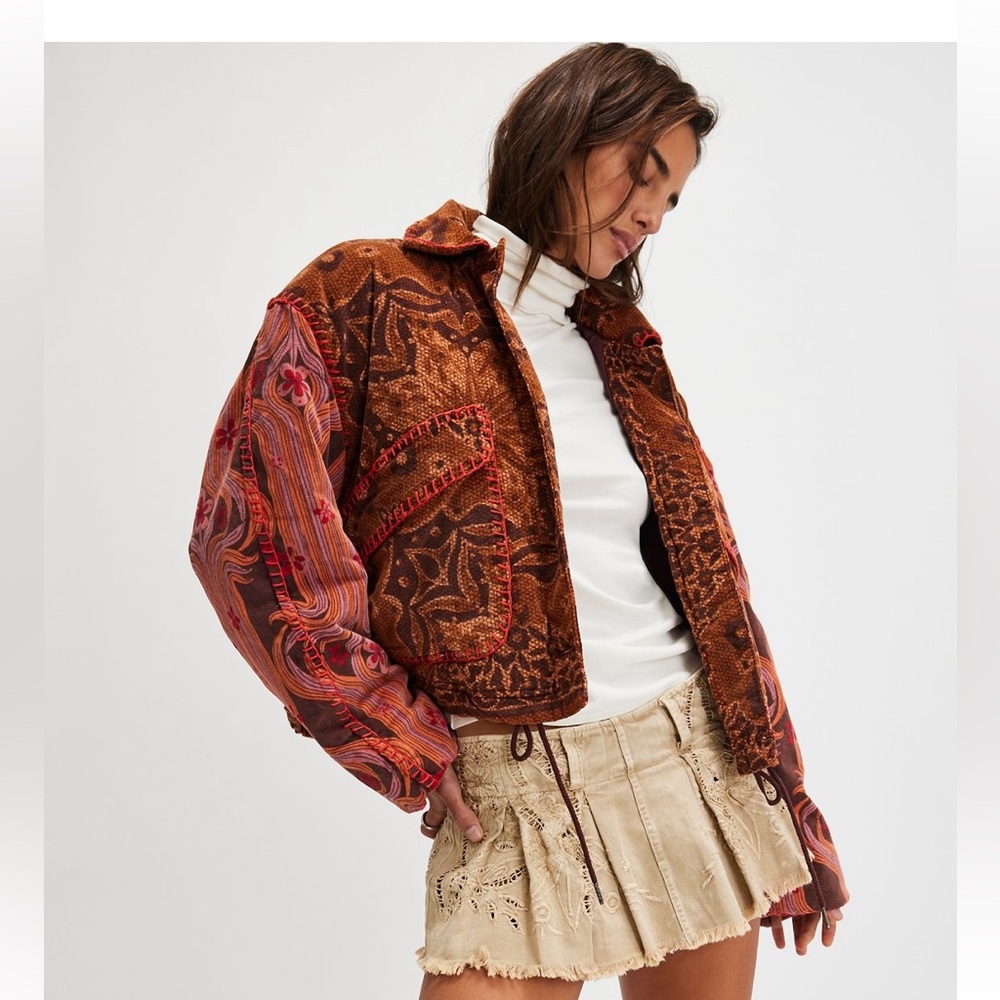 Sold out Giving Joy Jacket. Brand new with tags. Groovy combo size small